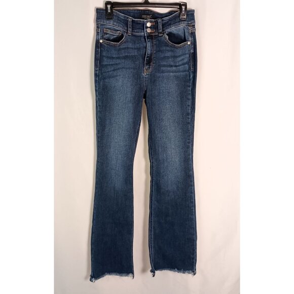 Judy Blue Los Angeles Bootcut Jeans Size 9/29 Distressed Stretch Blue Denim - Picture 1 of 7